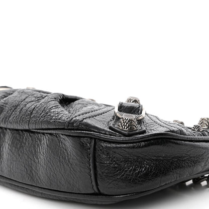 Balenciaga Agneau Arena Le Cagole Mini Purse With Chain Black 9 of 9