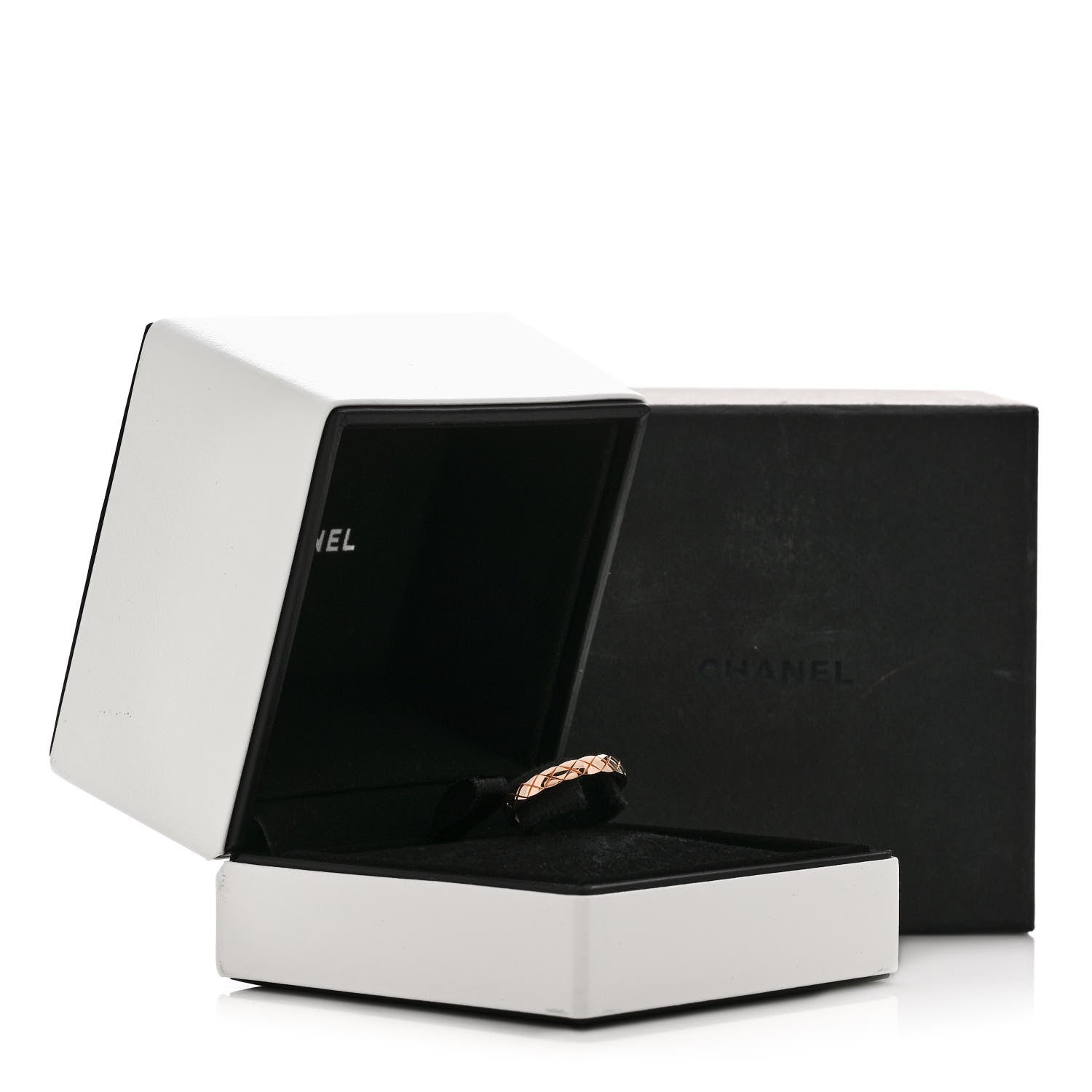 Chanel 18K Beige Gold Mini Coco Crush Ring 55 7.25 5 of 5