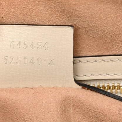Gucci GG Supreme Monogram Small Horsebit 1955 Shoulder Bag Beige Mystic White 7 of 14