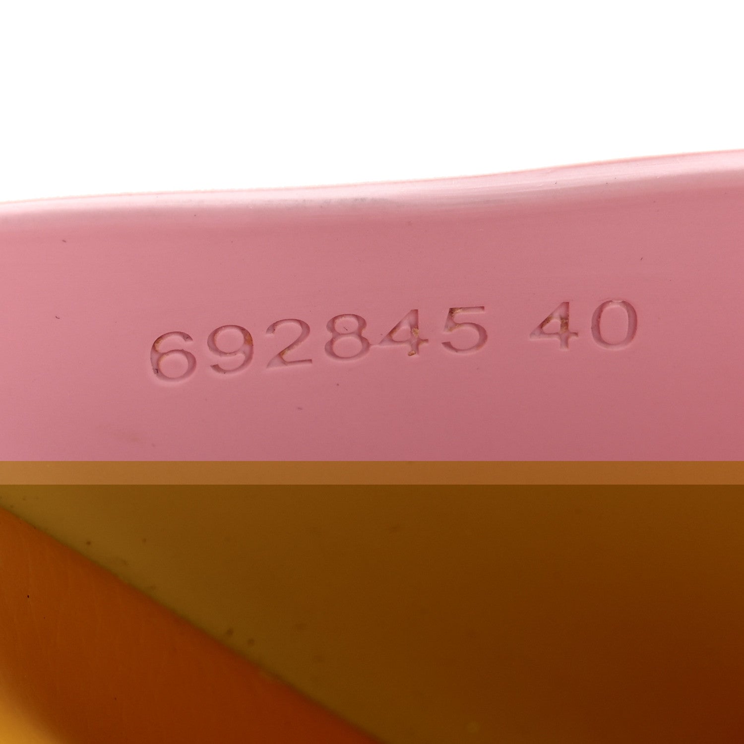 Gucci Soft Rubber Womens Interlocking G Platform 42mm Slide Sandals 40 Sugar Pink 9 of 10