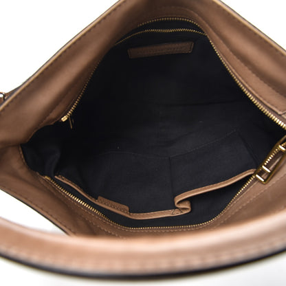 Burberry Vintage Leather House Check Medium Creighton Hobo Dark Stone 5 of 13