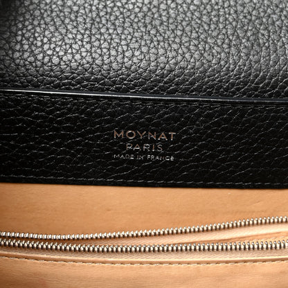 Moynat Taurillon Blush Rejane MM Black 6 of 9