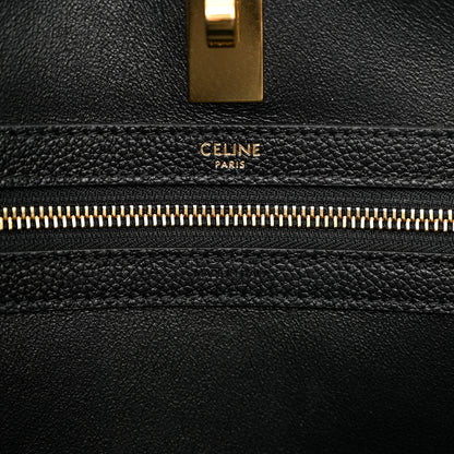 Celine Supple Grained Calfskin Cabas 16 Bag Black 6 of 11