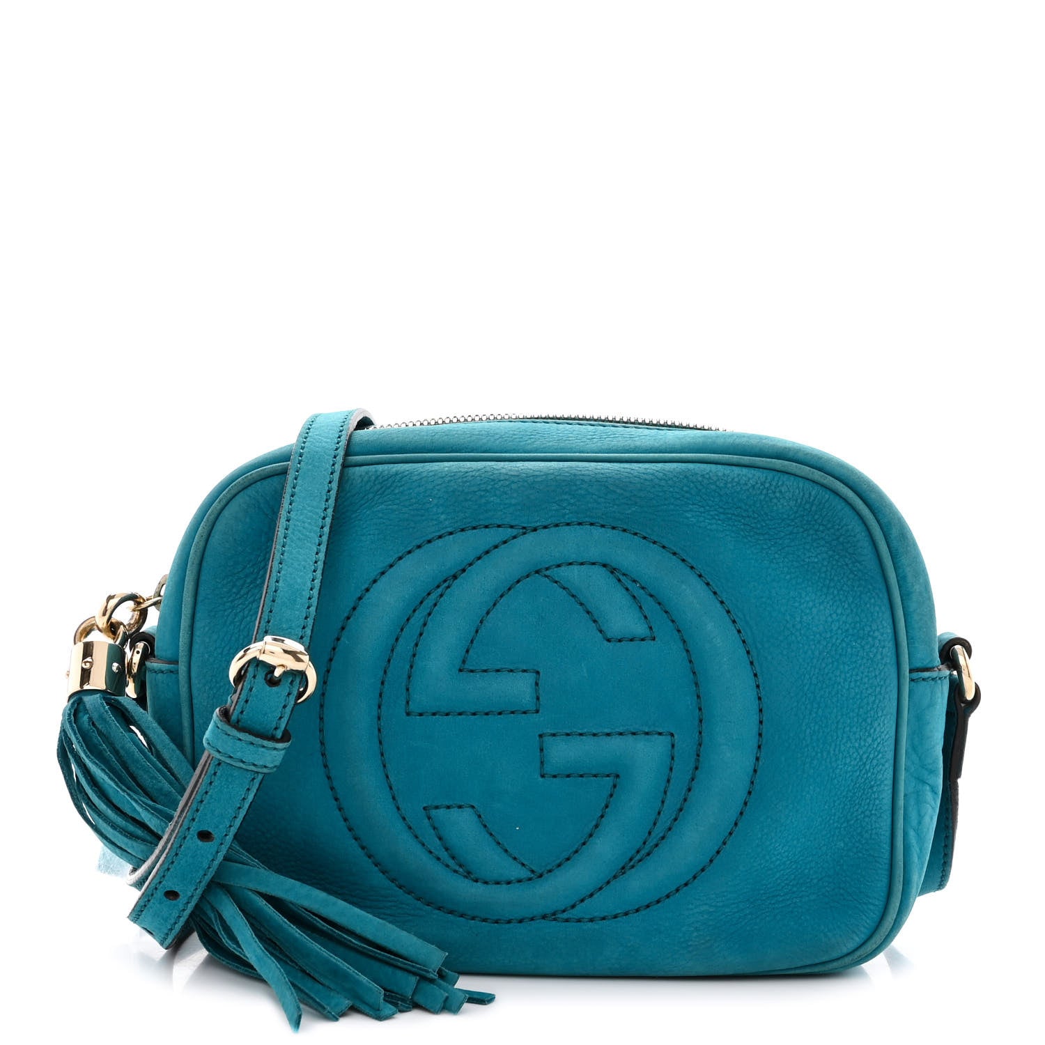 Gucci Vitello Range Small Soho Disco Bag Deep Cobalt 1 of 12