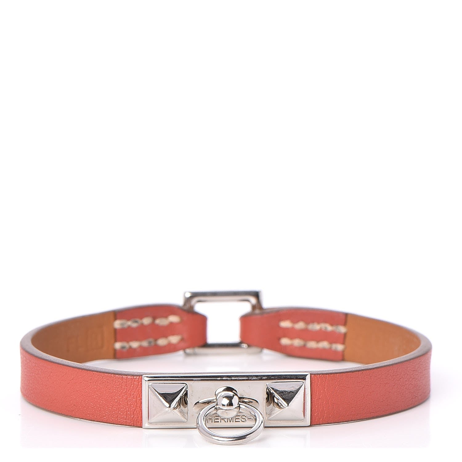 Hermes Swift Micro Rivale Bracelet S Sanguine 1 of 7