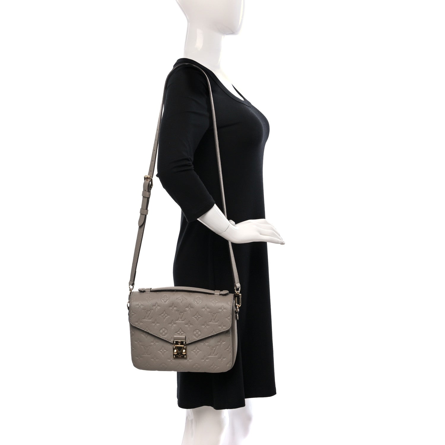 Louis Vuitton Empreinte Pochette Metis Tourterelle 2 of 11