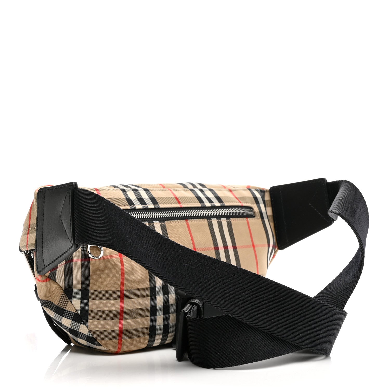 Burberry Nylon Vintage Check Medium Sonny Bum Bag Archive Beige Black 3 of 10