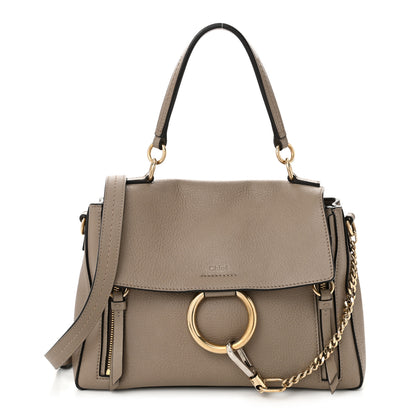 Chloe Calfskin Mini Faye Day Shoulder Bag Motty Grey 1 of 11