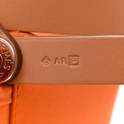 Hermes Toile Cabag 32 PM Orange 7 of 13