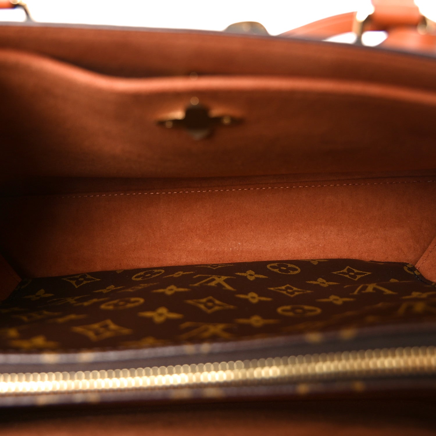Louis Vuitton Monogram Flower Tote Caramel 5 of 10