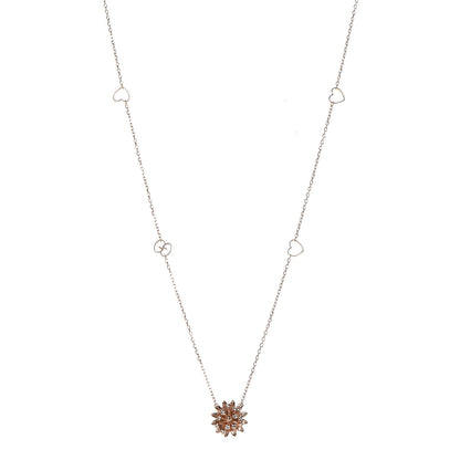 Gucci 18K Rose Gold Diamond Flora Necklace 1 of 7