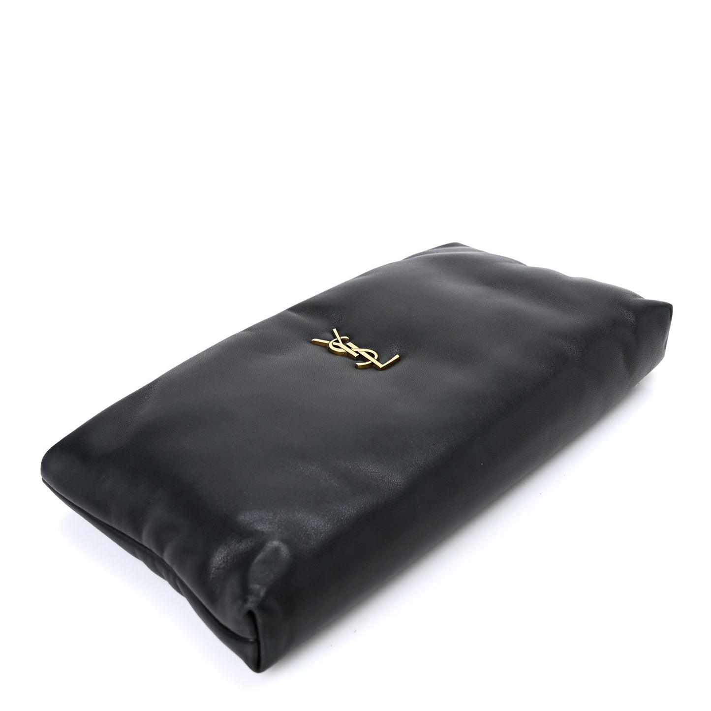 Lambskin Long Calypso Pouch Black