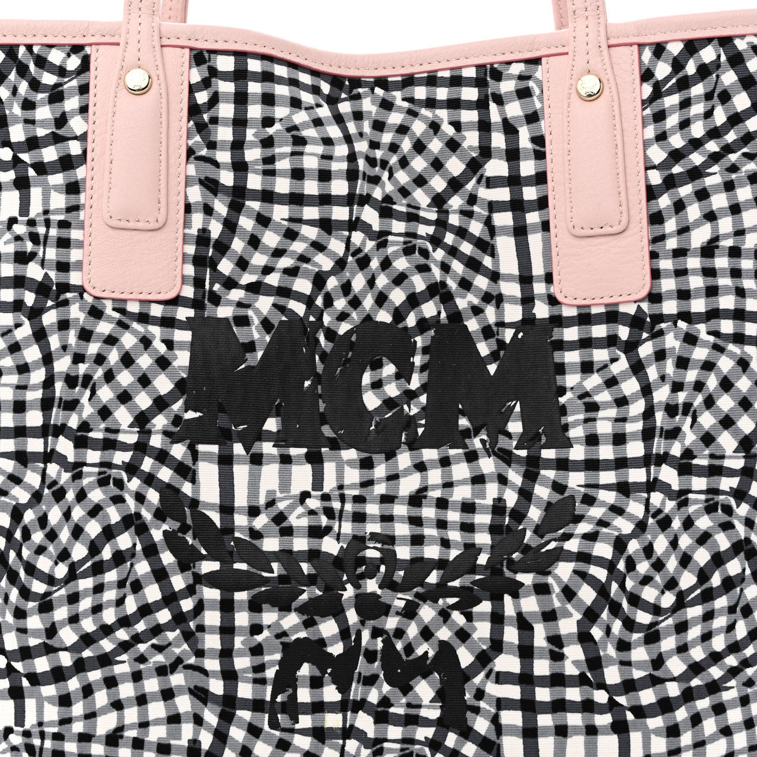 MCM Visetos Medium Liz Reversible Shopper Tote Powder Pink 17 of 19