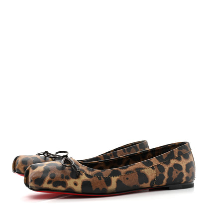 Christian Louboutin Veau Velours Mamadrague Flats 38.5 Leo 3 of 9