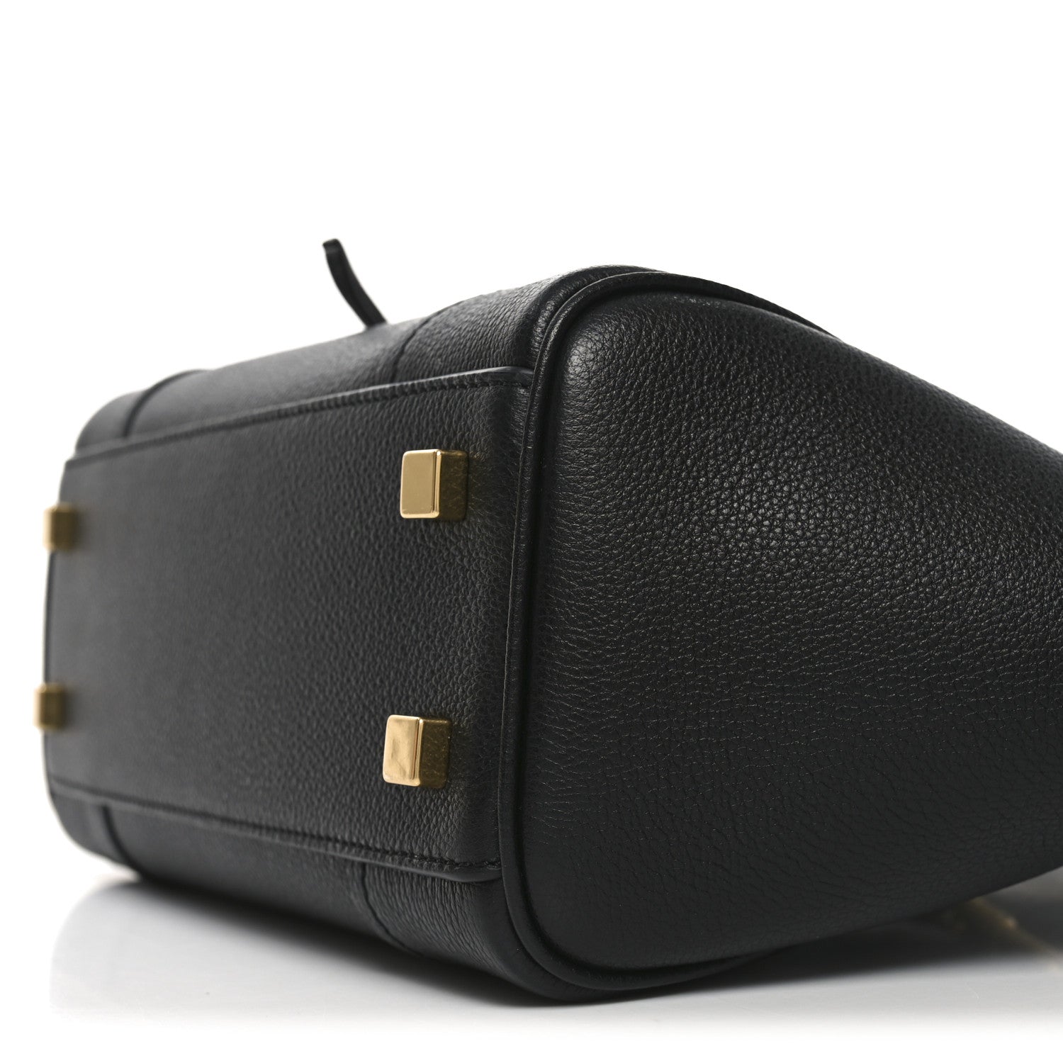 Celine Supple Shiny Lambskin Little New Luggage Black 1834406