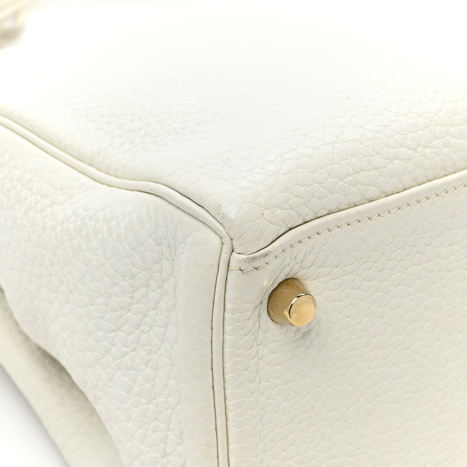 Hermes Taurillon Clemence Kelly Retourne 32 White 21 of 22