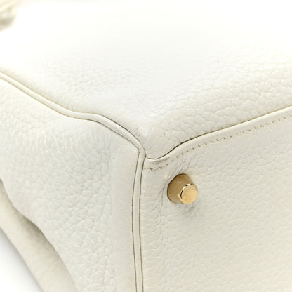 Hermes Taurillon Clemence Kelly Retourne 32 White 21 of 22