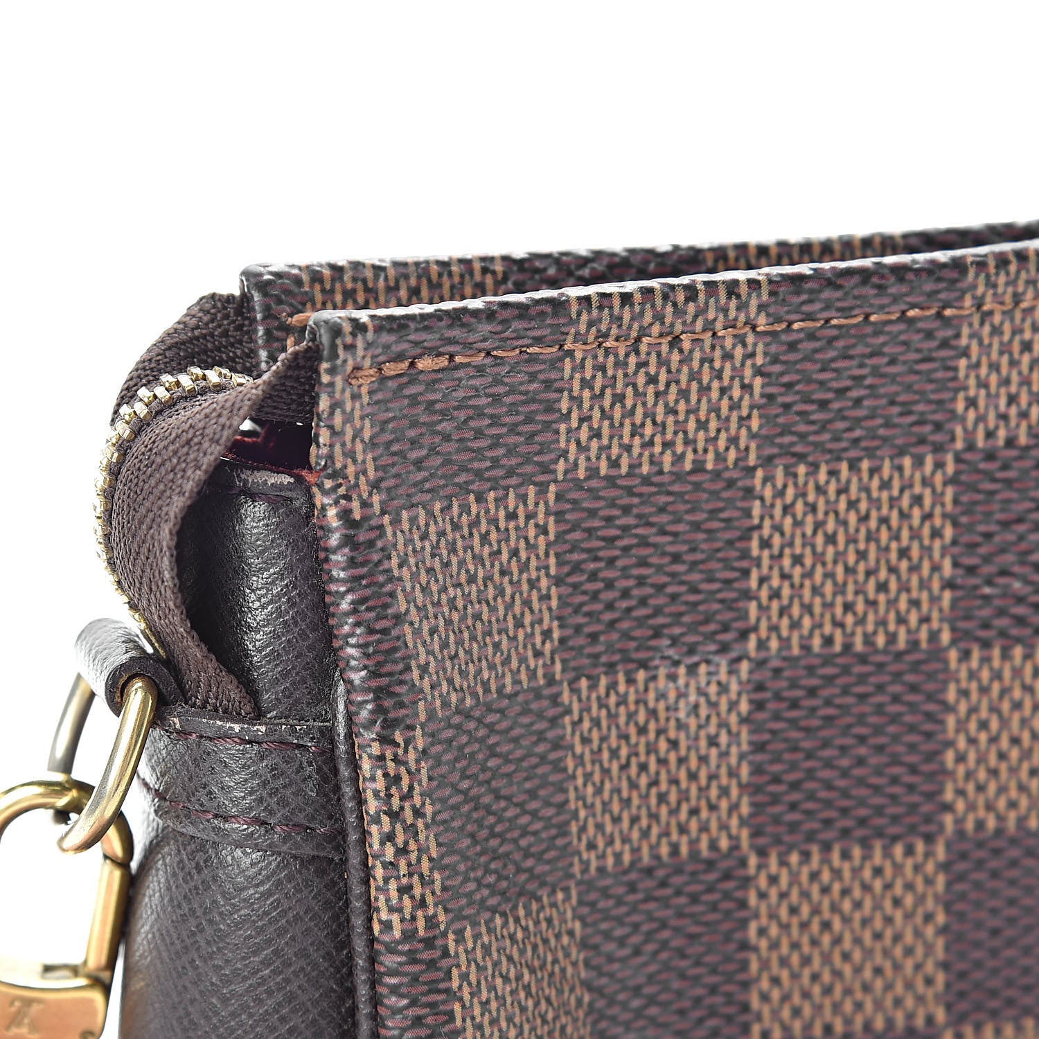Louis Vuitton Damier Ebene Trousse Make Up Bag Pochette 17 of 17