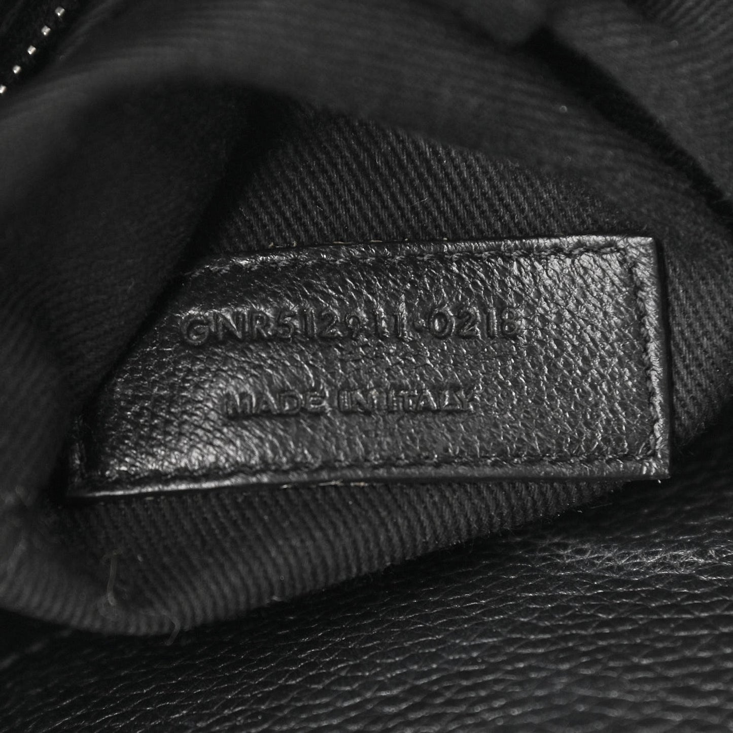 Grained Calfskin Small Supple Sac De Jour Black