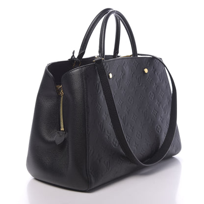 Louis Vuitton Empreinte Montaigne GM Black 2 of 9