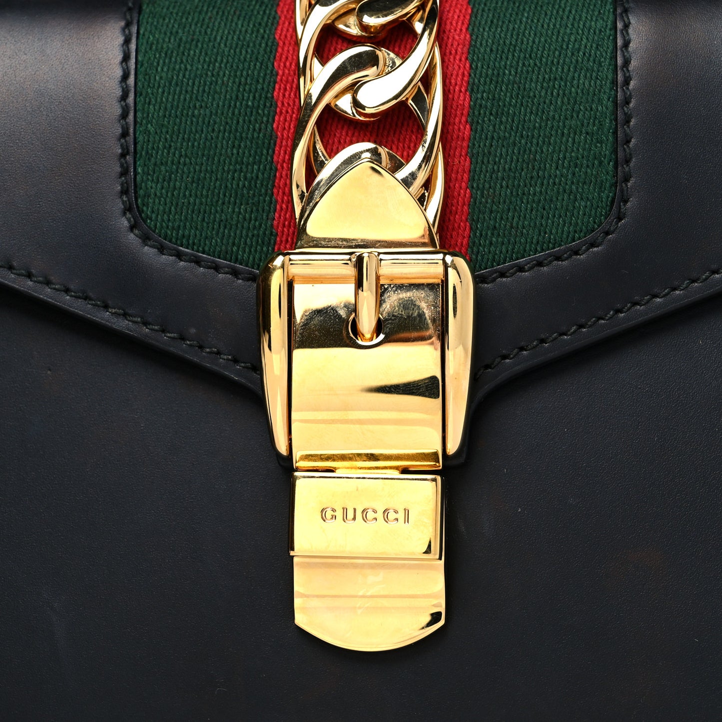Calfskin Mini Sylvie Top Handle Bag Black