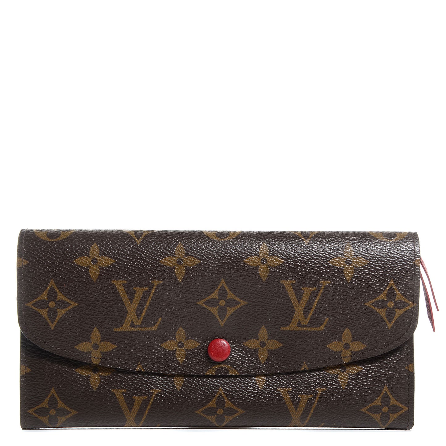 Monogram Emilie Wallet Red