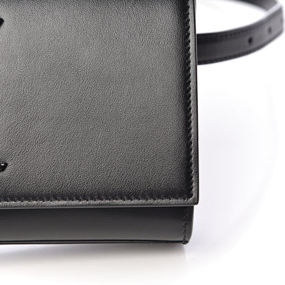 Saint Laurent Smooth Calfskin Monogram Kate Belt Bag Black 9 of 10