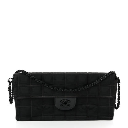 Chanel Nylon Travel East West Flap Black 2 of 21