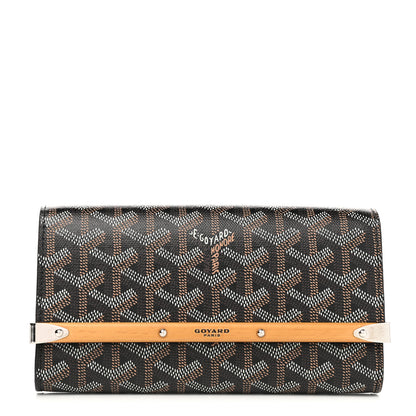 Goyard Goyardine Monte Carlo Bois Clutch Black 1 of 11
