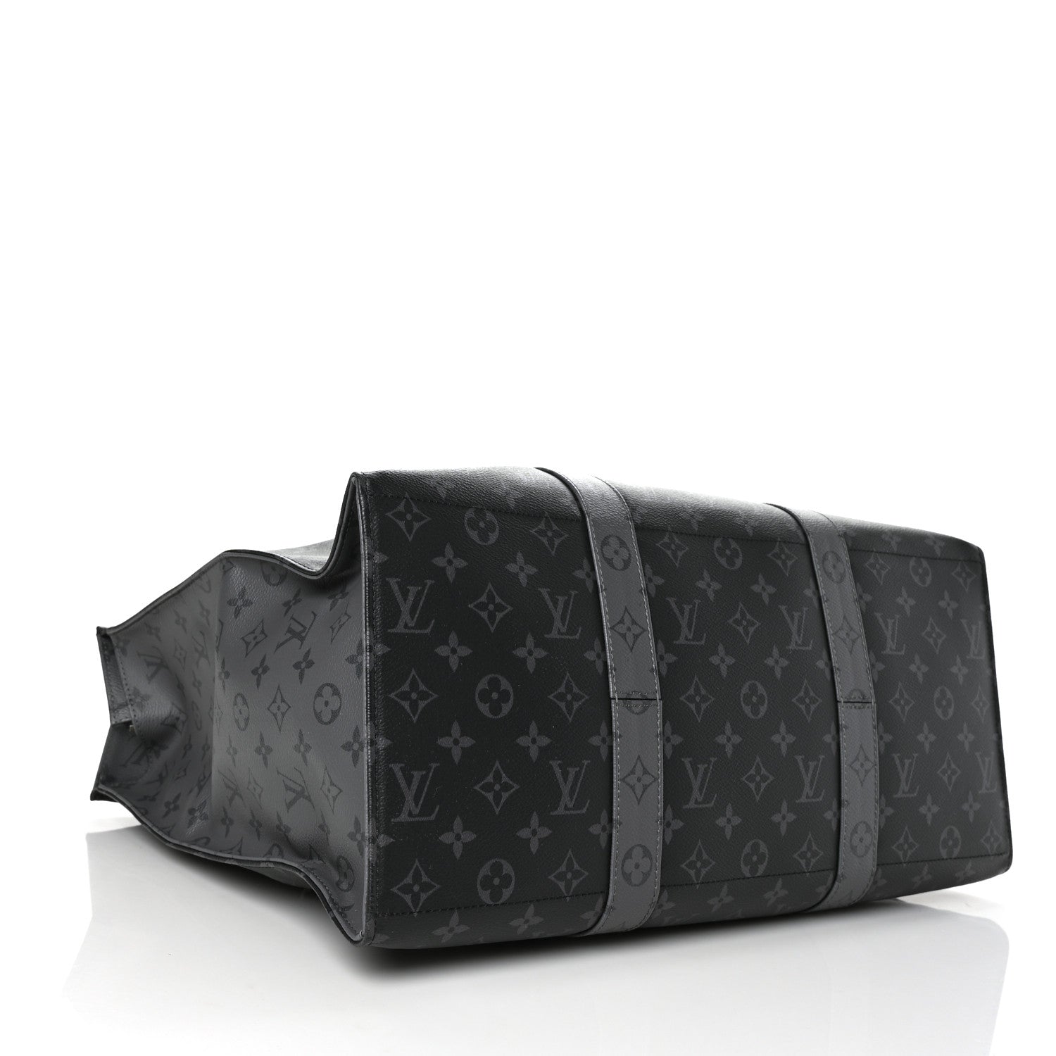 Louis Vuitton Monogram Eclipse Cabas Zippe GM Black 4 of 5