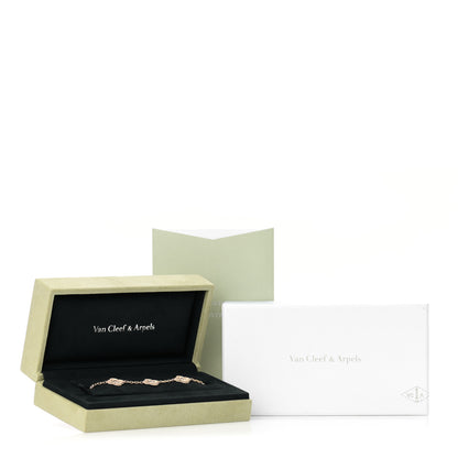 Van Cleef & Arpels 18K Yellow Gold 5 Motifs Vintage Alhambra Bracelet 5 of 5