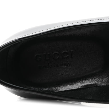 Gucci Vernice Crystal Horsebit Mens Jordaan Loafers 8 Black 8 of 10