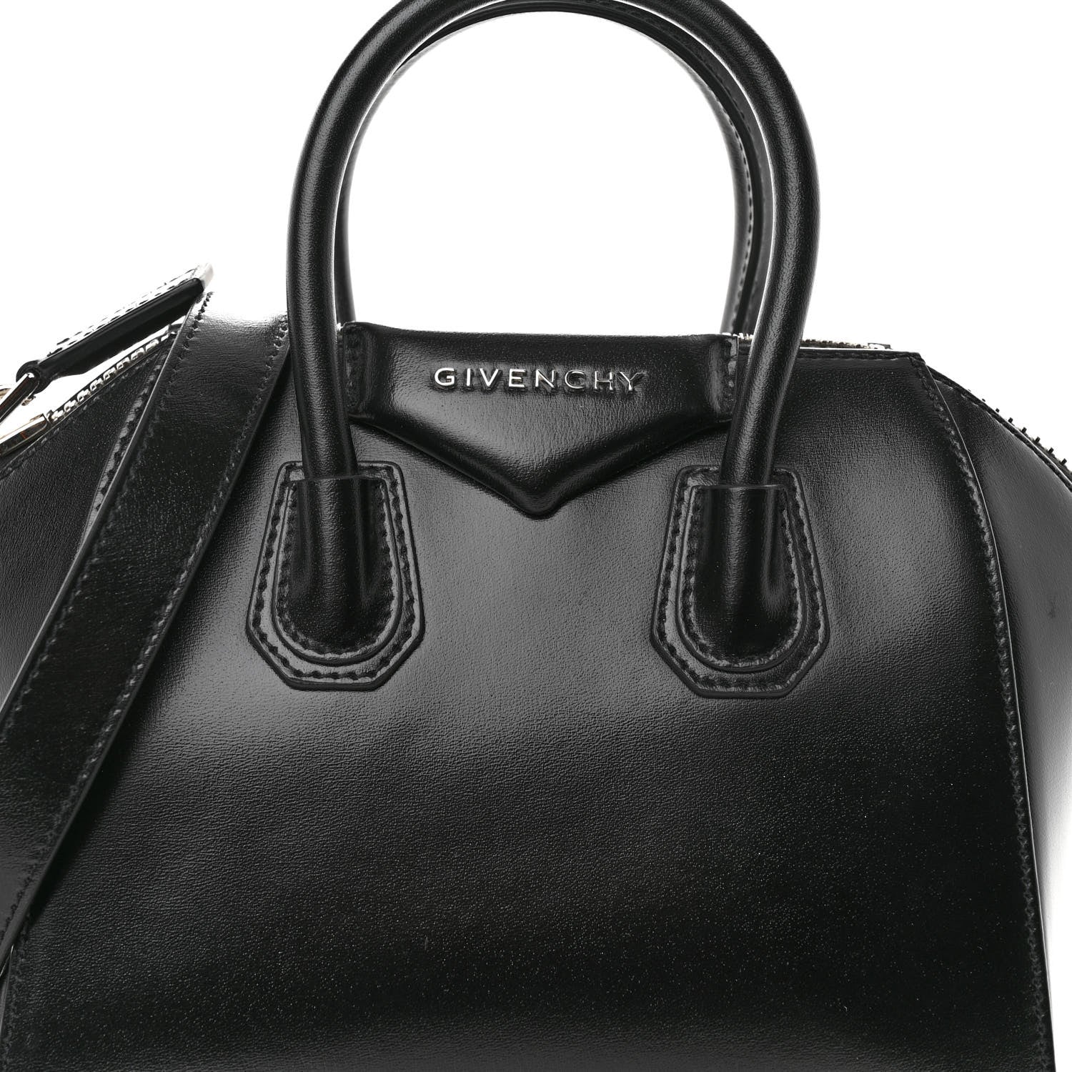 Givenchy Shiny Lord Calfskin Mini Antigona Black 8 of 10