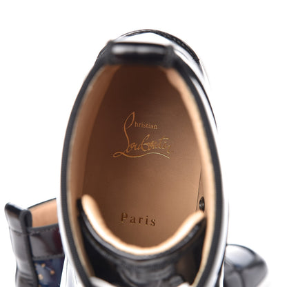 Christian Louboutin Mens Abrasivato Calfskin Rantus Orlato Flat Sneakers 41.5 Black Navy 6 of 14