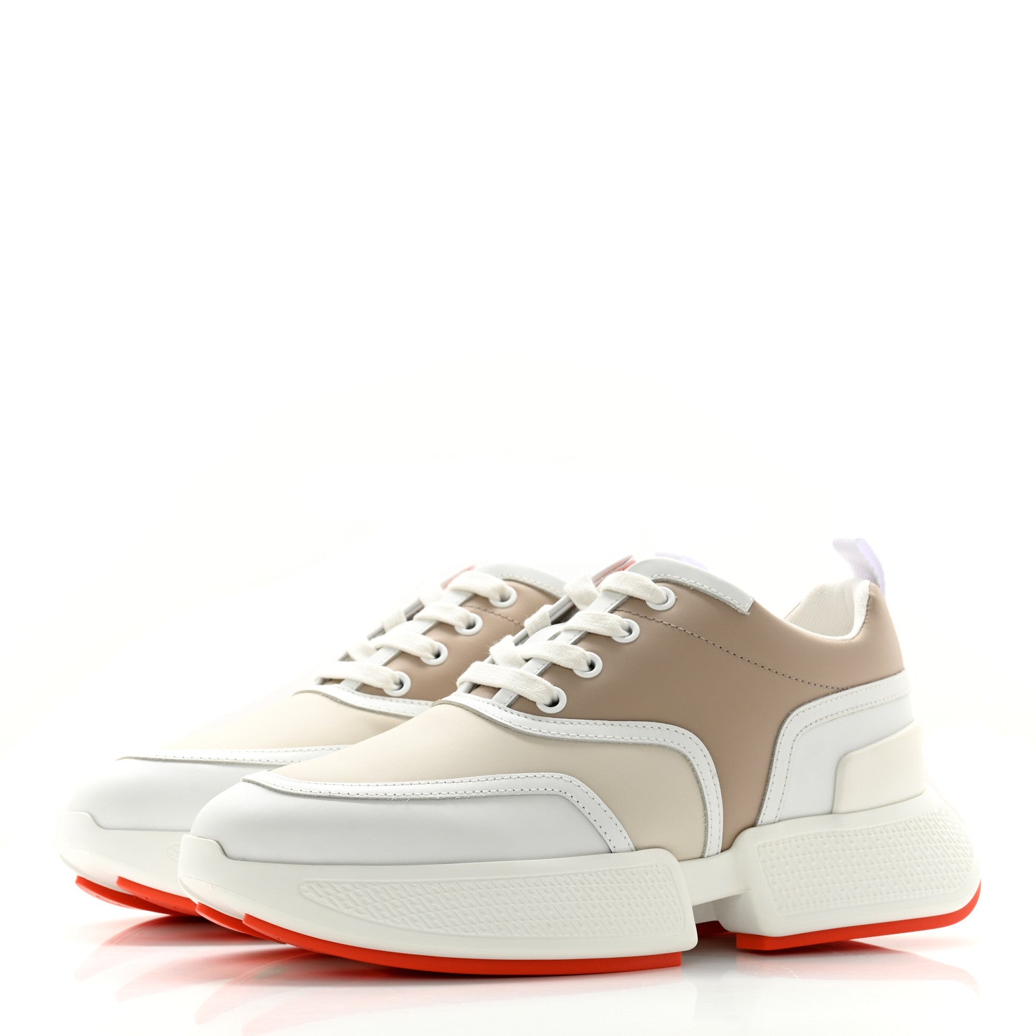 Hermes Calfskin Womens Giga Sneakers 37 Multicolor White Gomma 3 of 11