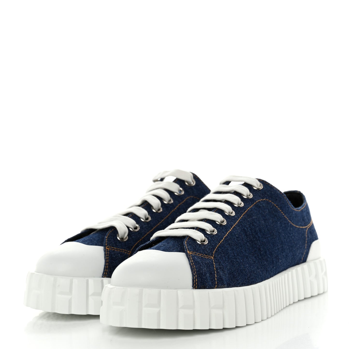 Denim Womens Cross Sneakers 36 Bleu