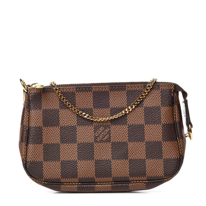 Louis Vuitton Damier Ebene Mini Pochette Accessories 1 of 10