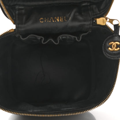Chanel Caviar Vanity Cosmetic Case Black 5 of 11