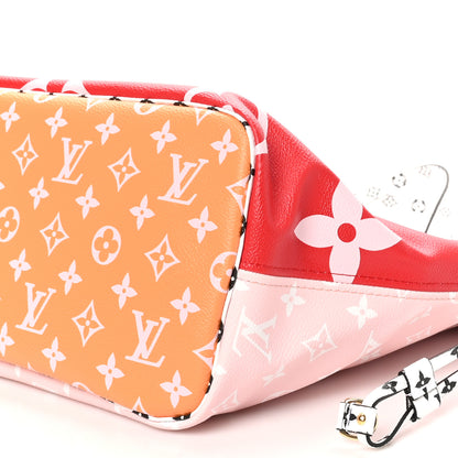 Louis Vuitton Monogram Giant Neverfull MM Rouge 11 of 11