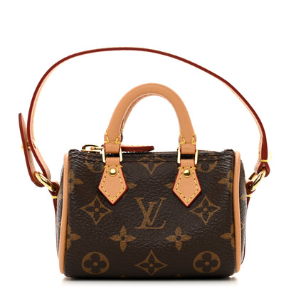 Louis Vuitton Monogram Micro Speedy Bag Charm 1 of 6