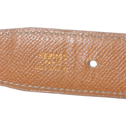 Hermes Box Courchevel Reversible Constance 32mm H Belt Noir Gold 70 5 of 6