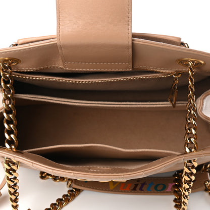 Louis Vuitton Calfskin New Wave Chain Tote Noisette 4 of 5