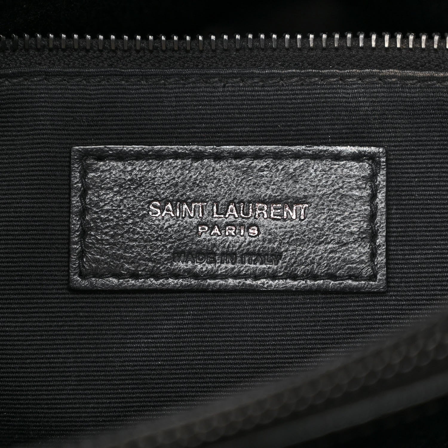 Saint Laurent Calfskin Y Quilted Monogram Monochrome Medium Loulou Chain Satchel Black 6 of 15