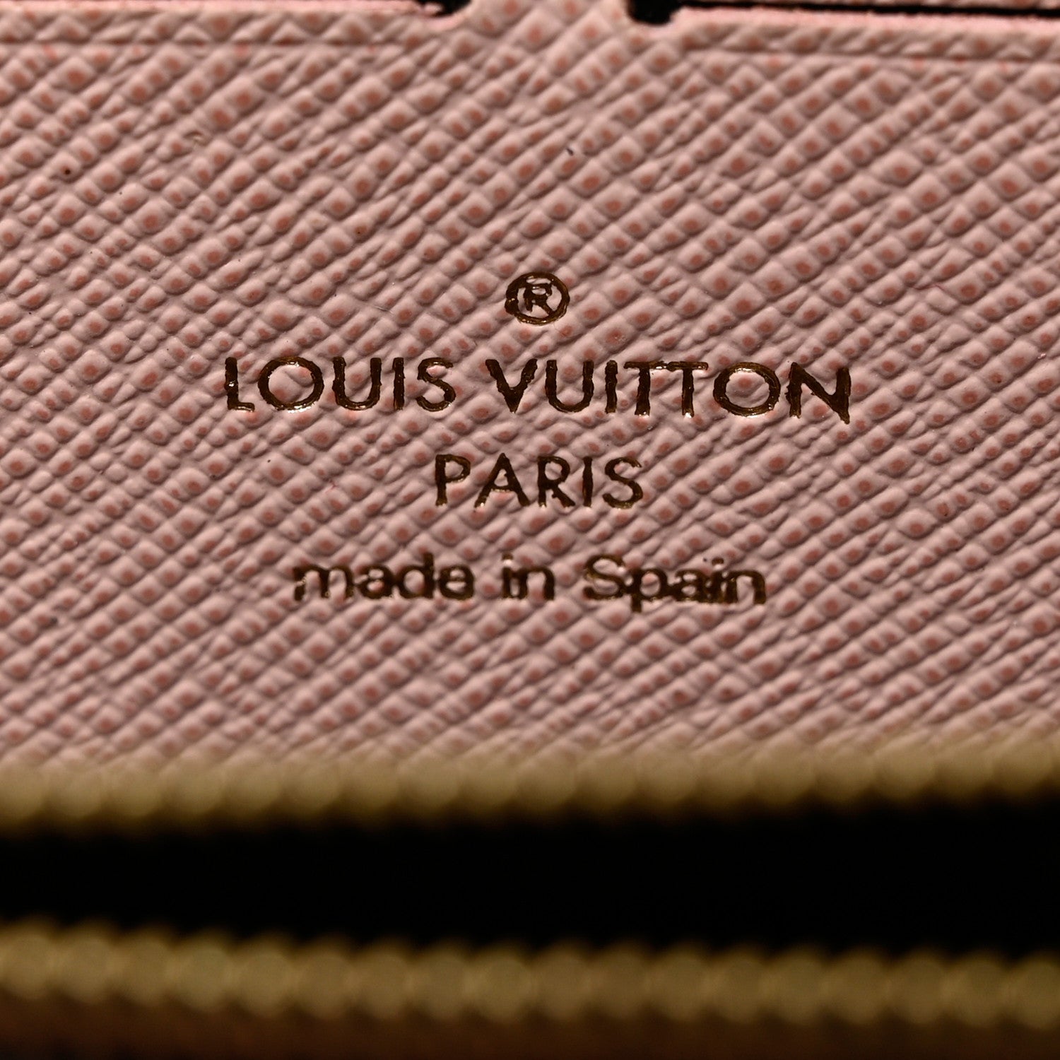 Louis Vuitton Damier Ebene Clemence Wallet Rose Ballerine 6 of 7