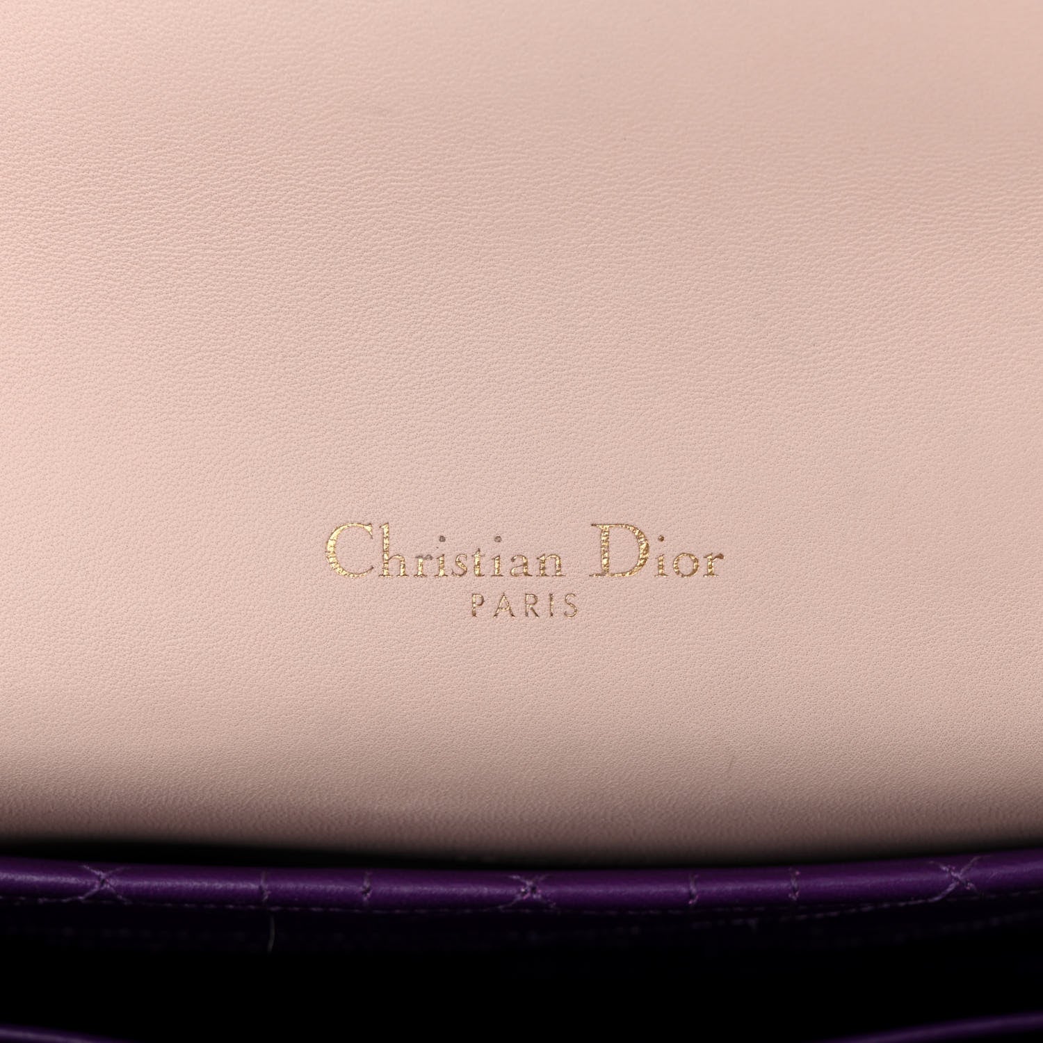Christian Dior Lambskin Cannage Large Miss Dior Flap Rose Poudre 6 of 10
