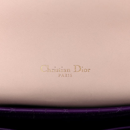 Christian Dior Lambskin Cannage Large Miss Dior Flap Rose Poudre 6 of 10