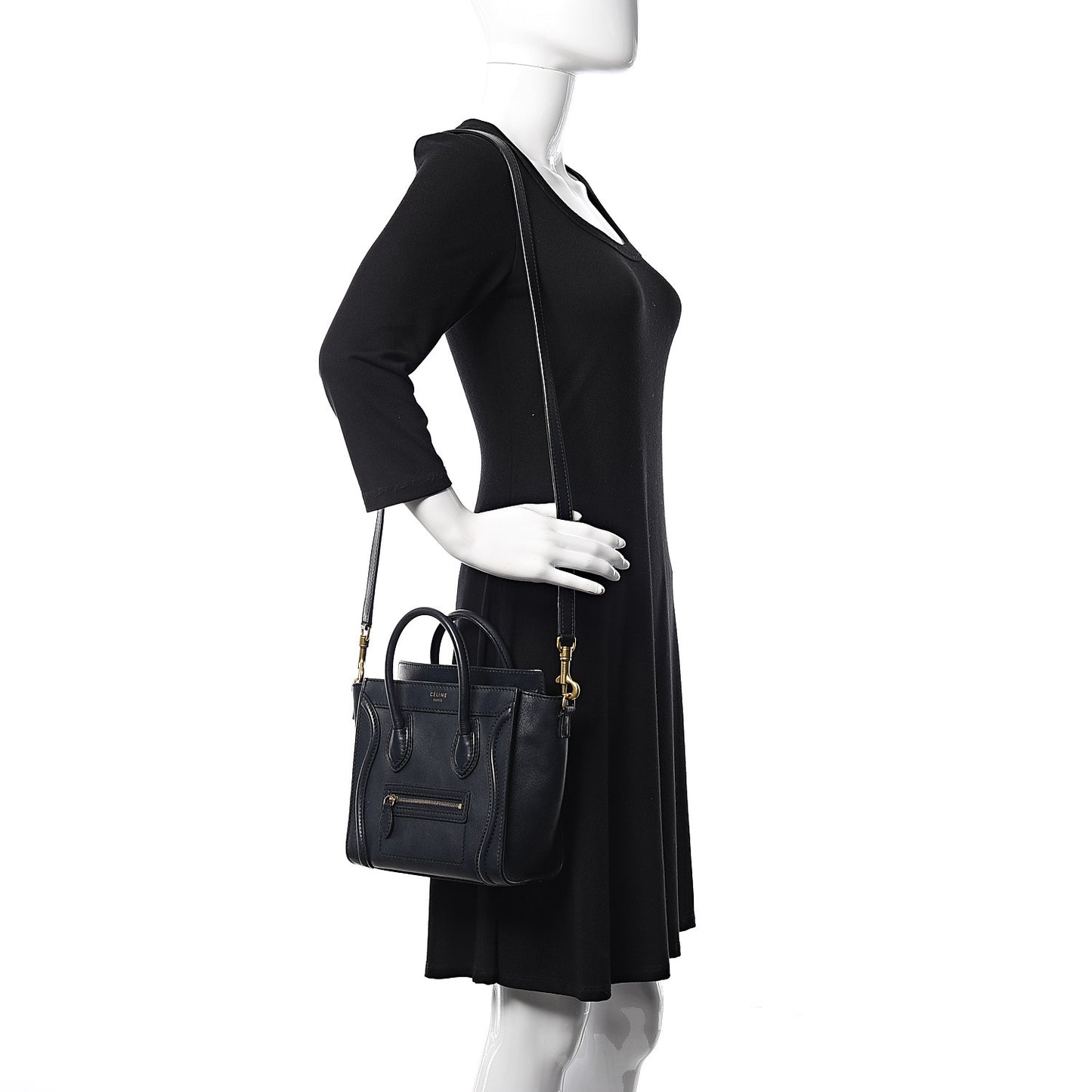 Smooth Calfskin Nano Luggage Ink