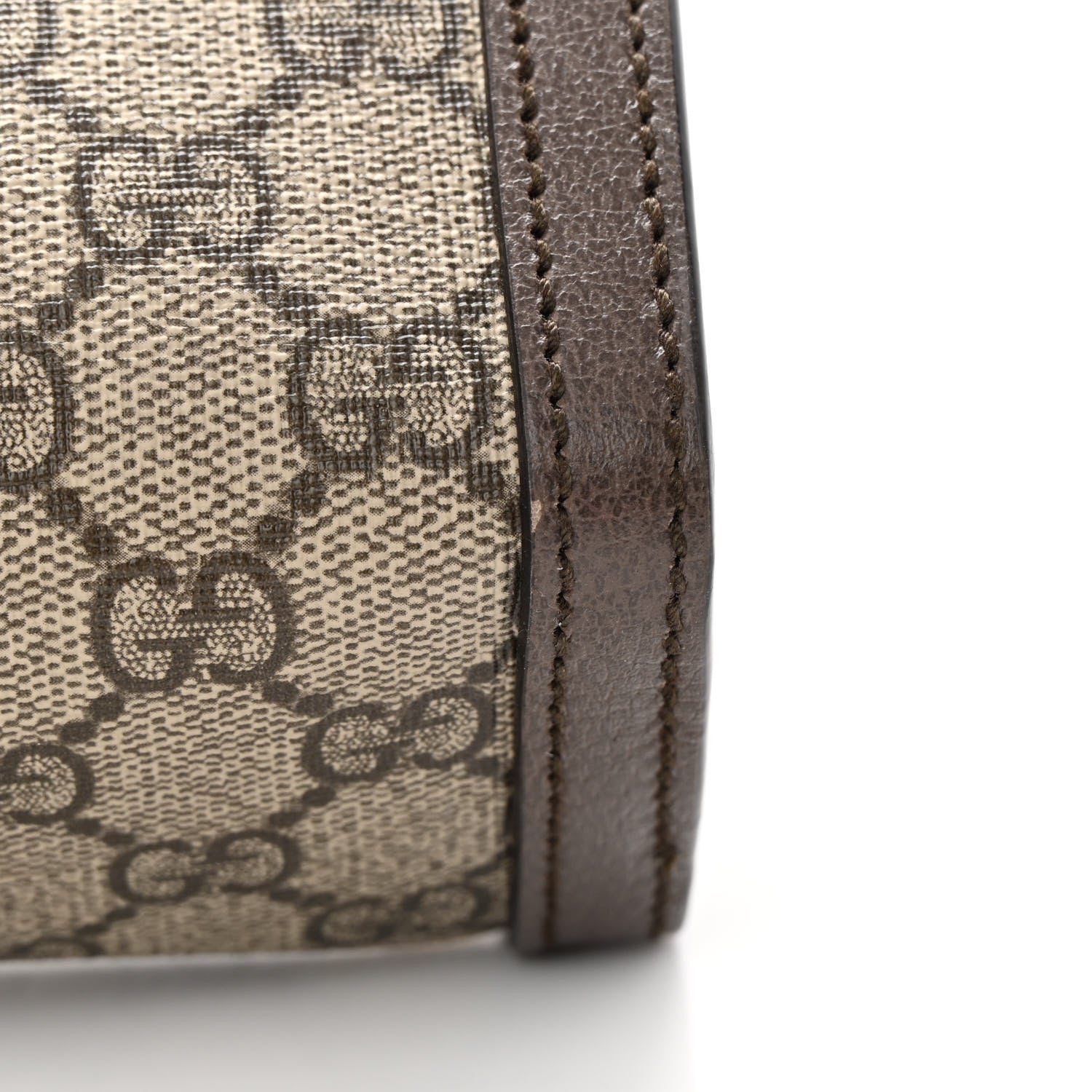 Gucci GG Supreme Monogram Web Small Ophidia Chain Shoulder Bag Brown 11 of 11