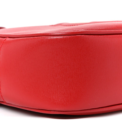 Salvatore Ferragamo Calfskin Gancini Camera Crossbody Bag Red 7 of 8