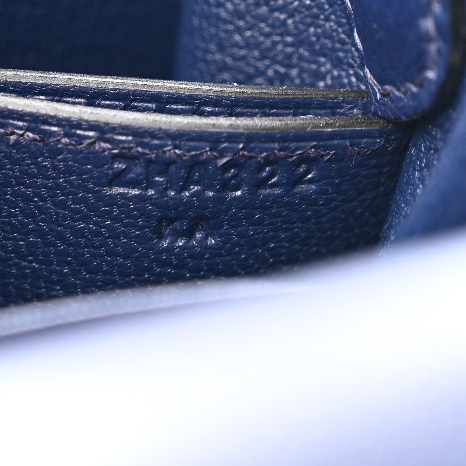 Hermes Evercolor Bi-color Mini Sac Roulis Bleu Saphir Bleu France 7 of 10